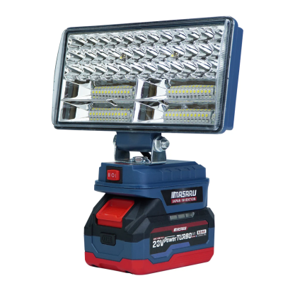 ไฟฉายสปอร์ตไลท์ไร้สาย 8" 20 V MASARU รุ่น  SCLF-905