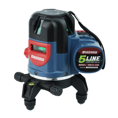 MASARU 5-Line Green Laser Level (Model SMLG-335)