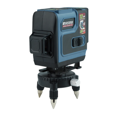 12-Line 3D Green Laser Level Kit MASARU Model SMLG-300