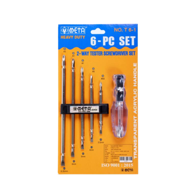 META 6-Piece Test Screwdriver No. T6-1 Model 021081