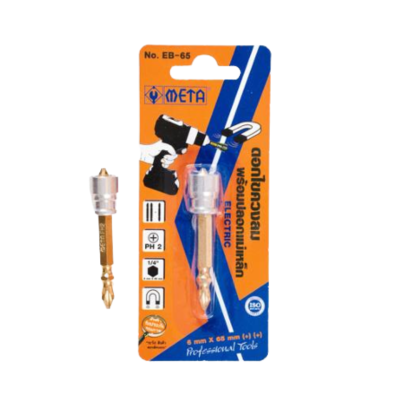 ดอกไขควงปลอกแม่เหล็ก META No. EB-65 รุ่น 650039