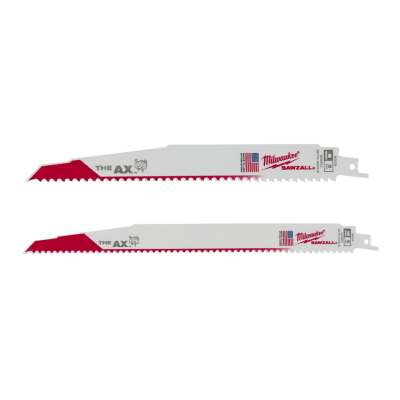 MILWAUKEE AX Wood-Cutting Reciprocating Saw Blades 9" / 12" (5 Blade/Pack)