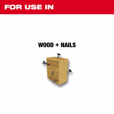 MILWAUKEE AX Wood-Cutting Reciprocating Saw Blades 9" / 12" (5 Blade/Pack)