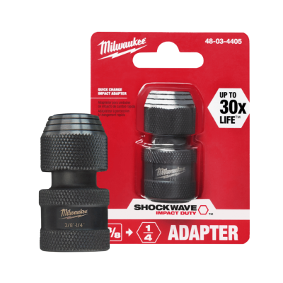 อะแดปเตอร์แปลงบล็อก 3/8" เป็น 1/4" Hex MILWAUKEE รุ่น 48-03-4405