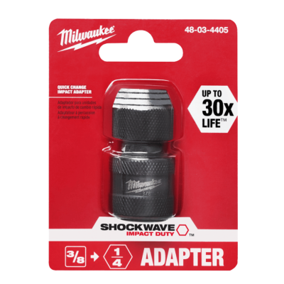 อะแดปเตอร์แปลงบล็อก 3/8" เป็น 1/4" Hex MILWAUKEE รุ่น 48-03-4405