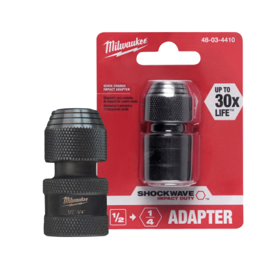 อะแดปเตอร์แปลงบล็อก 1/2" เป็น 1/4" Hex MILWAUKEE รุ่น 48-03-4410