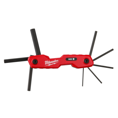 MILWAUKEE 48-22-2182 - 8-Key Folding Hex Key Set - Metric