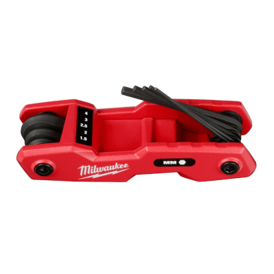 MILWAUKEE 48-22-2182 - 8-Key Folding Hex Key Set - Metric