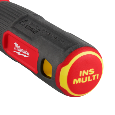 MILWAUKEE 48-22-2218 8-in-1 1000V Insulated Slim-Tip Multi-Bit Screwdriver