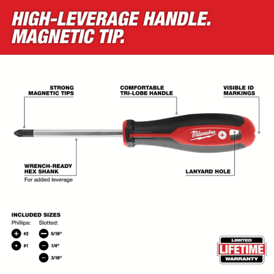 MILWAUKEE 48-22-2706 6-Piece Screwdriver Kit