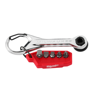 MILWAUKEE 48-22-2950 7-in-1 Multi-Bit Mini Ratchet