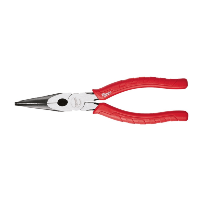 MILWAUKEE 8" Comfort Grip Long Nose Pliers, 48-22-6101