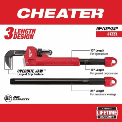 MILWAUKEE 48-22-7314 - Cheater Pipe Wrench