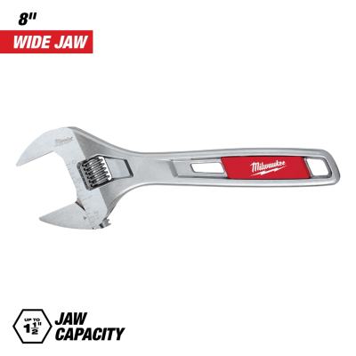 MILWAUKEE 48-22-7508 - 8 in. Adjustable Wide Jaw Wrench