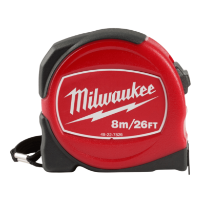 MILWAUKEE 48-22-7826 RED Tape Measure 8m/26ft