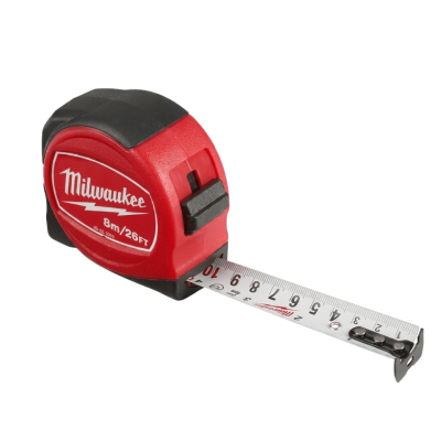MILWAUKEE 48-22-7826 RED Tape Measure 8m/26ft