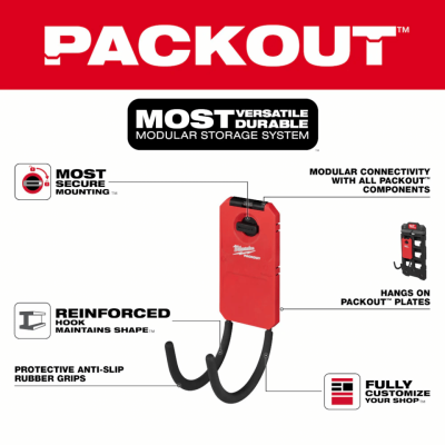 MILWAUKEE  48-22-8331 PACKOUT™ 6" Curved Hook