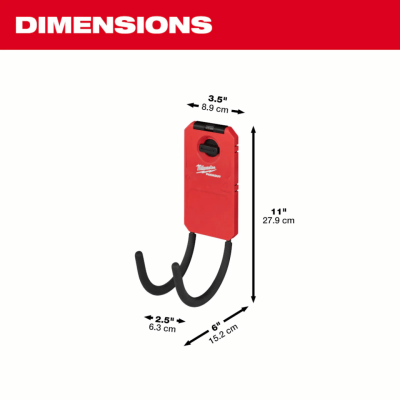 MILWAUKEE  48-22-8331 PACKOUT™ 6" Curved Hook