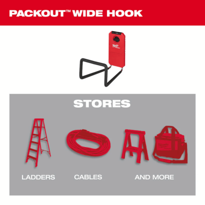 MILWAUKEE  48-22-8332 PACKOUT™ Wide Hook