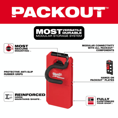 MILWAUKEE 48-22-8333 PACKOUT 4" Reinforced S Hook