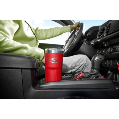 MILWAUKEE PACKOUT™ 20 oz Insulated Tumbler – Model 48-22-8392R