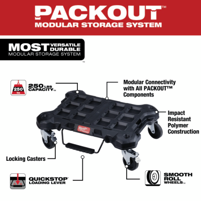ฐาน PACKOUT แบบล้อเลื่อน MILWAUKEE รุ่น 48-22-8410