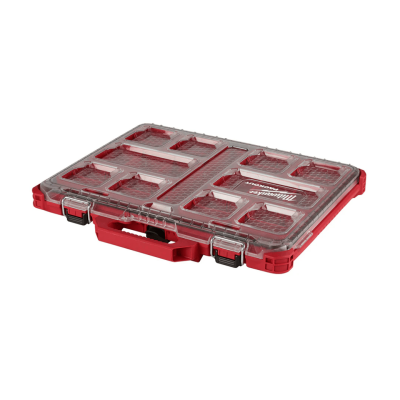 MILWAUKEE 48-22-8431 10-Compartment Durable PACKOUT Low-Profile Tool Organizer
