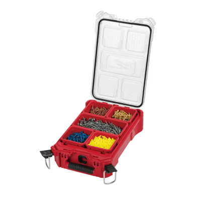 MILWAUKEE 48-22-8435 5-Bin Impact Resistant Polymer Packout Compact Organizer