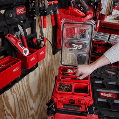 MILWAUKEE 48-22-8436 5-Compartment PACKOUT Compact Low-Profile Tool Organizer