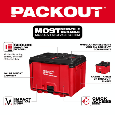 MILWAUKEE 48-22-8445 PACKOUT Durable Cabinet Storage System