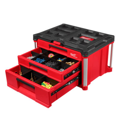 MILWAUKEE 48-22-8447 PACKOUT™ Multi Depth 3-Drawer Tool Box