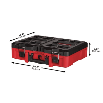 MILWAUKEE 48-22-8450 PACKOUT™ Tool Case W/ Customizable Insert