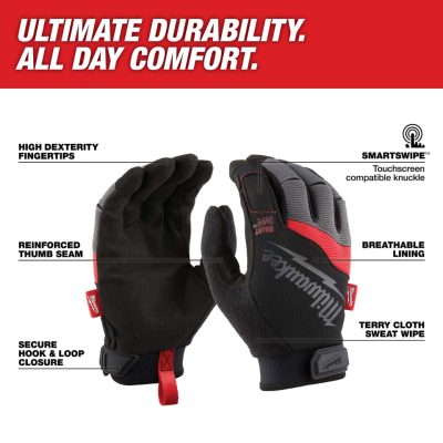 ถุงมือทำงาน MILWAUKEE รุ่น General Purpose Gloves