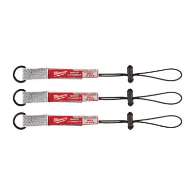 สายเซฟตี้ล็อกเครื่องมือ 2.2 kg.Quick Connect MILWAUKEE รุ่น 48-22-8822A (แพ็ค 3 ชิ้น)