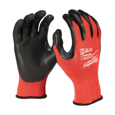 ถุงมือกันบาดเคลือบไนไตรล์ SIZE M / L MILWAUKEE รุ่น Cut 1 Dipped Gloves