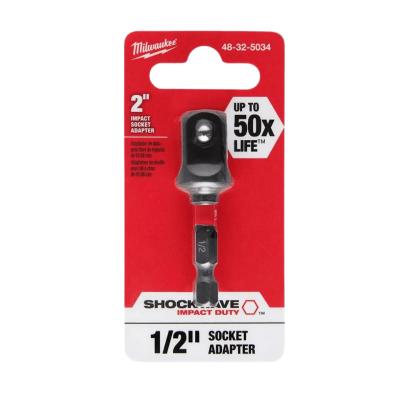 อะแดปเตอร์หัวบล็อก 1/2" แกนหกเหลี่ยม  MILWAUKEE รุ่น 48-32-5034
