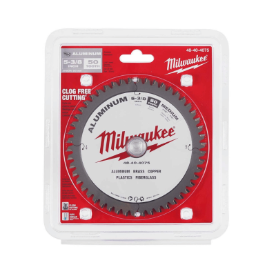 ใบเลื่อยวงเดือนตัดอะลูมิเนียม 5-3/8" (135 มม.) 50 ฟัน  MILWAUKEE รุ่น 48-40-4075