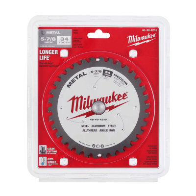 ใบเลื่อยวงเดือนตัดเหล็ก 5-7/8" (149 มม.) 34 ฟัน MILWAUKEE รุ่น 48-40-4215