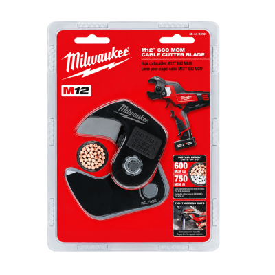 MILWAUKEE M12™ CC Cable Cutter Replacement Blade and Cutting Jaw Set – 48-44-0410