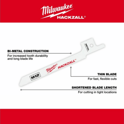 ใบเลื่อยแฮ็คซอลตัดเหล็ก 3-1/2" MILWAUKEE รุ่น 48-47-5324 (5 ใบ/แพ็ค)