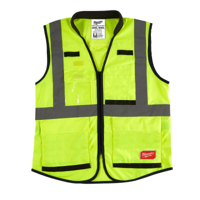 เสื้อเซฟตี้สะท้อนแสง-สีเหลือง MILWAUKEE รุ่น 48-73-5081P (SIZE S/M)