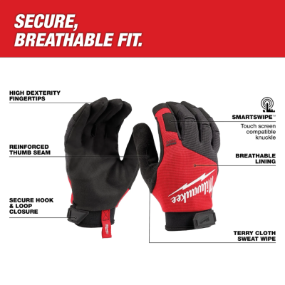 ถุงมือทำงาน MILWAUKEE รุ่น Lightweight Gloves
