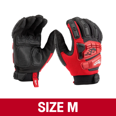 ถุงมือกันกระแทก SIZE M MILWAUKEE รุ่น Wrecking Work Gloves