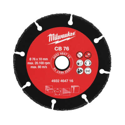 MILWAUKEE 3" Carbide Multi-Material Cutting Disc Model 4932464716