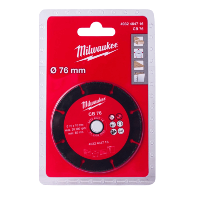 MILWAUKEE 3" Carbide Multi-Material Cutting Disc Model 4932464716