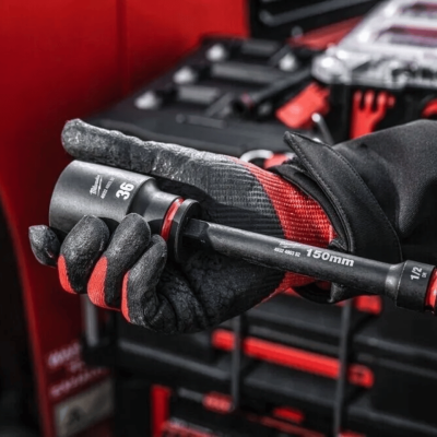 MILWAUKEE 4932480456 SHOCKWAVE socket set 1/2" short hexagonal 13-piece