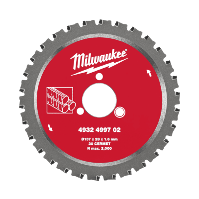MILWAUKEE 137 mm Rebar Cutting Blade – 4932499702