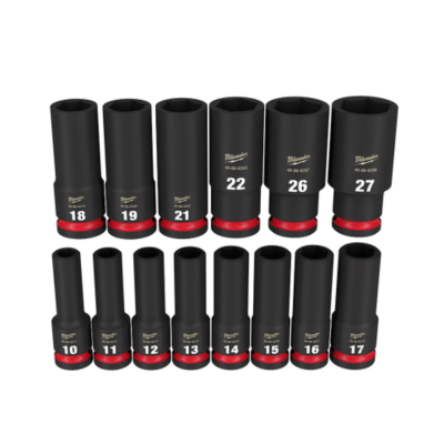 ชุดลูกบล็อกกระแทกยาว 1/2" MILWAUKEE รุ่น 49-66-7014 (14 ชิ้น/ชุด)