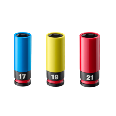 MILWAUKEE 49-66-7834 SHOCKWAVE Impact Duty™ 1/2" Drive 3PC Lug Nut Wheel Socket Set