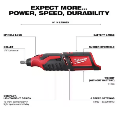 เครื่องมือโรตารี่อเนกประสงค์ 12V M12™ MILWAUKEE รุ่น C12 RT-0 (เฉพาะตัวเครื่อง)